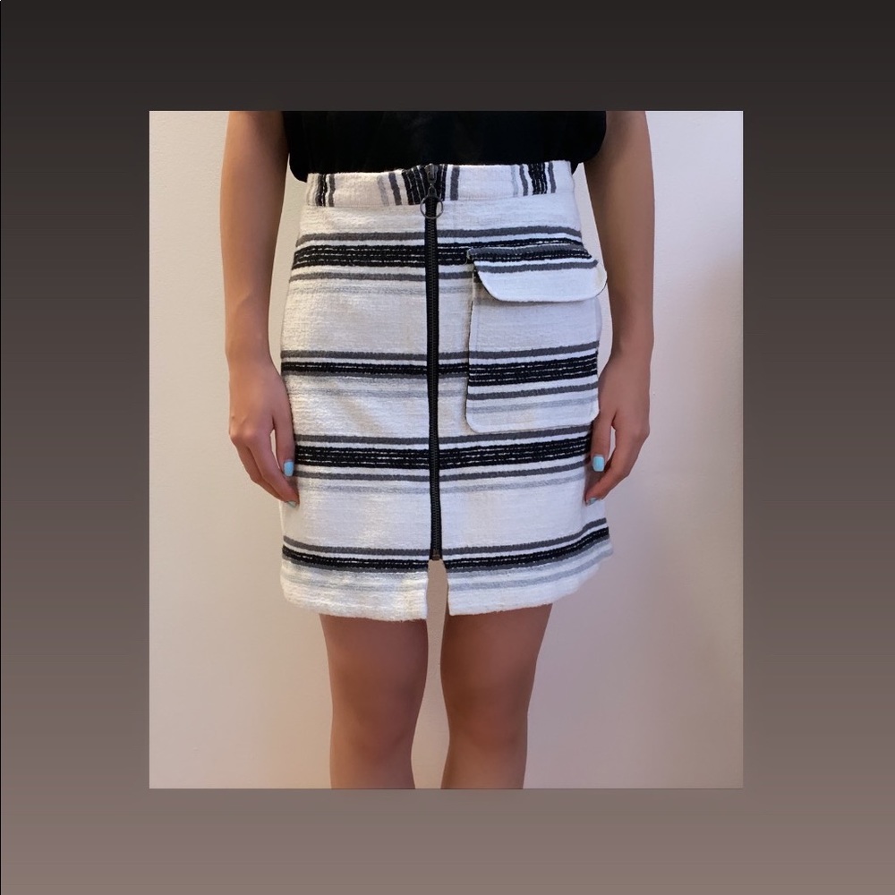 Topshop striped skirt